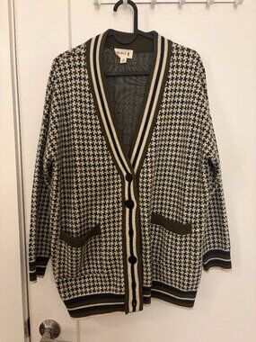 Icicle Women Cardigan in 100% Wool, 165 cm size 6